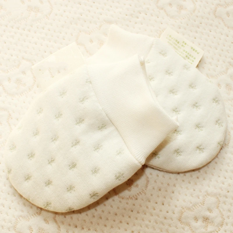 Organic Cotton Baby Gloves Winter Newborns Mittens Baby Anti Scratch