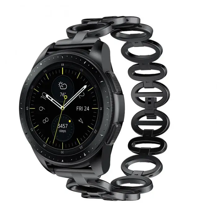 Женские часы 20 мм из нержавеющей стали ремешок для samsung Galaxy Watch 42 мм UY8