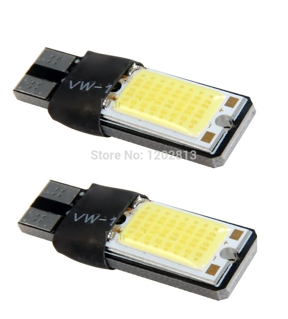 10 шт 5 Вт Pingo Canbus Led Cob Super Branco T10 W5w Farolete unit!|t10 w5w|super brancocanbus led |