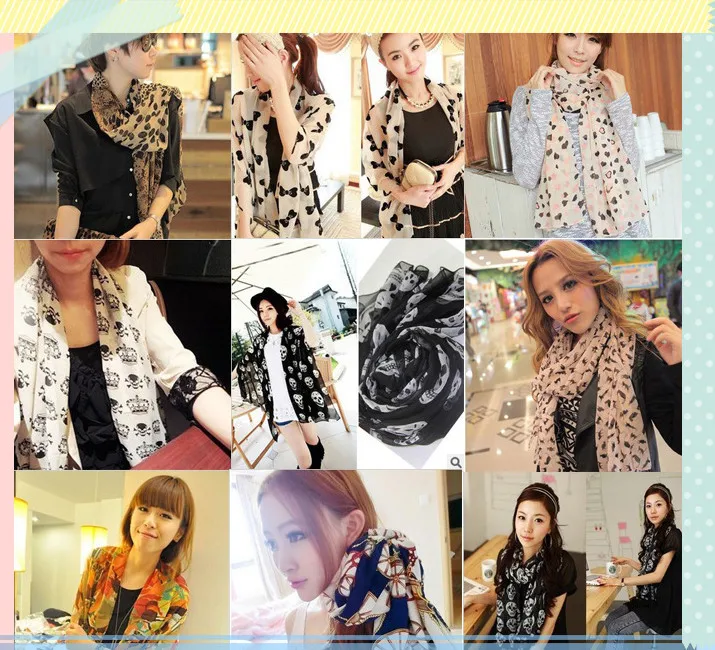 2014 New arrival High Quality Fashion Chiffon Scarf Gradual colors georgette female silk scarves shawl | Аксессуары для одежды