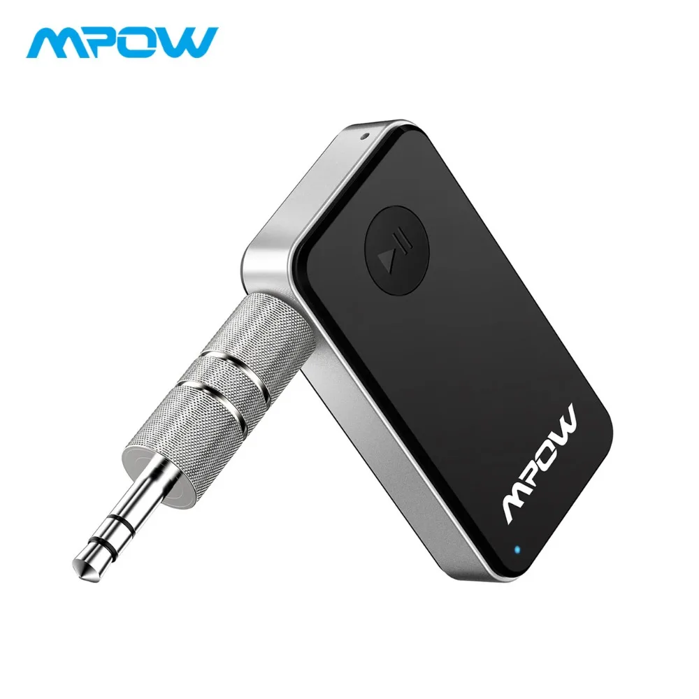 Mpow MBR1 мини беспроводной Bluetooth 4,0 стерео аудио музыкальный приемник с микрофоном для Aux громкой связи автомобиля/домашней системы