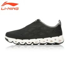 Li-Ning Men’s Breathable Running Shoes Easy Running Sneaker Canyoning Shoes Drain Cushioning EVA Outsole Footwear AHLL005 LiNing