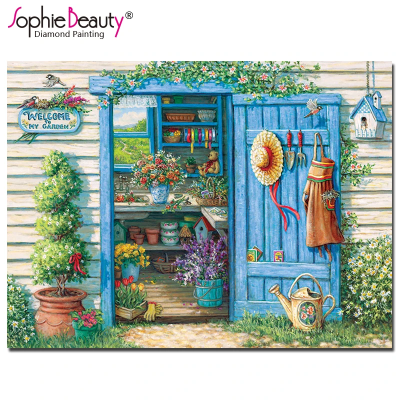 Sophie Beauty Diy Алмазная картина вышивка крестиком полностью ручная работа мозаика
