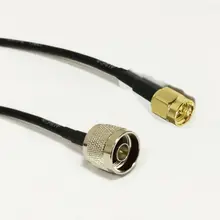Модем коаксиальный кабель SMA охватываемый розетка для подключения к n-штекер разъем кабель RG174 Pigtail 10 М адаптер РФ джемпер