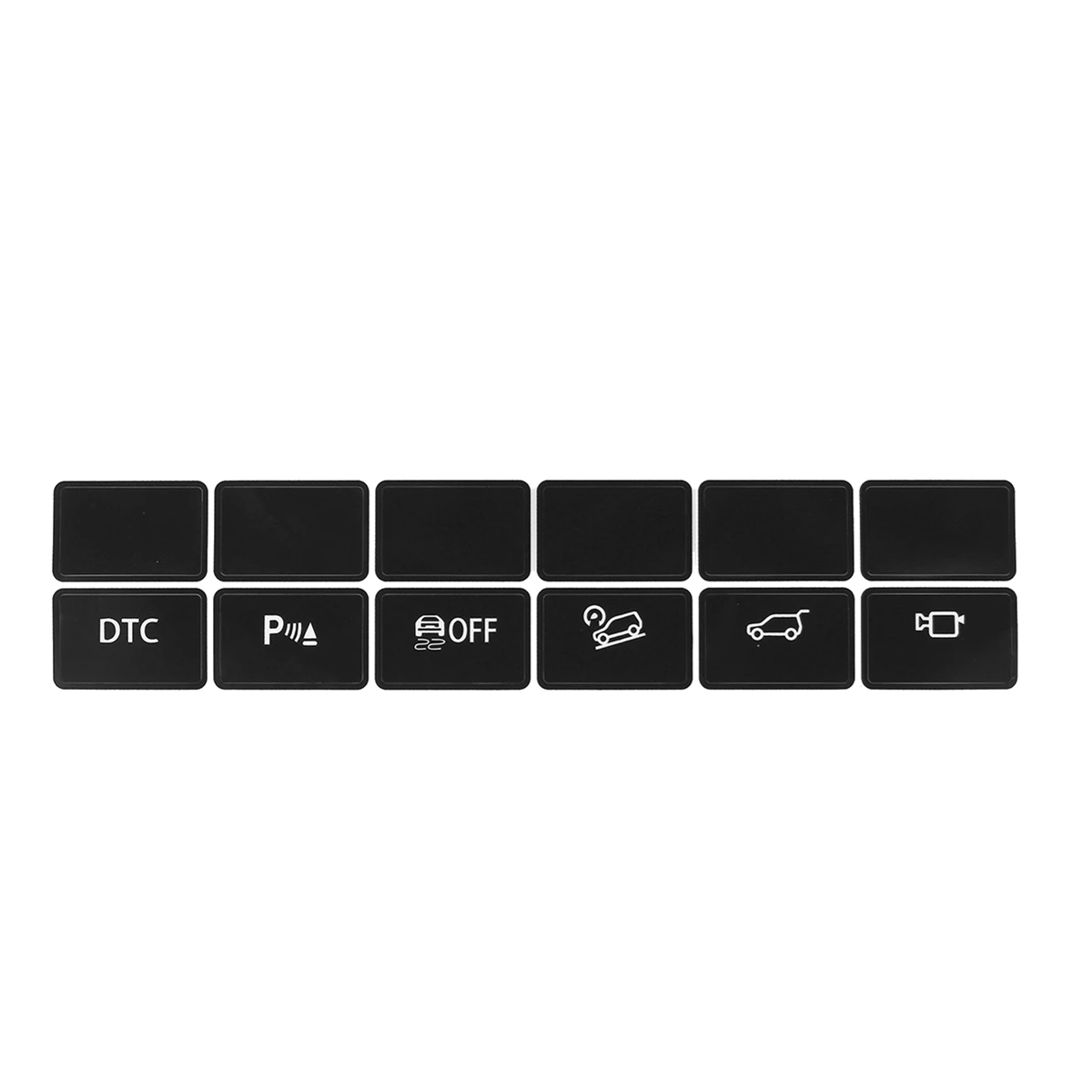 New Car Dash Central Control Panel Button Repair Sticker DTC Traction Control Switch For BMW X5 2007-2013 Car Stickers