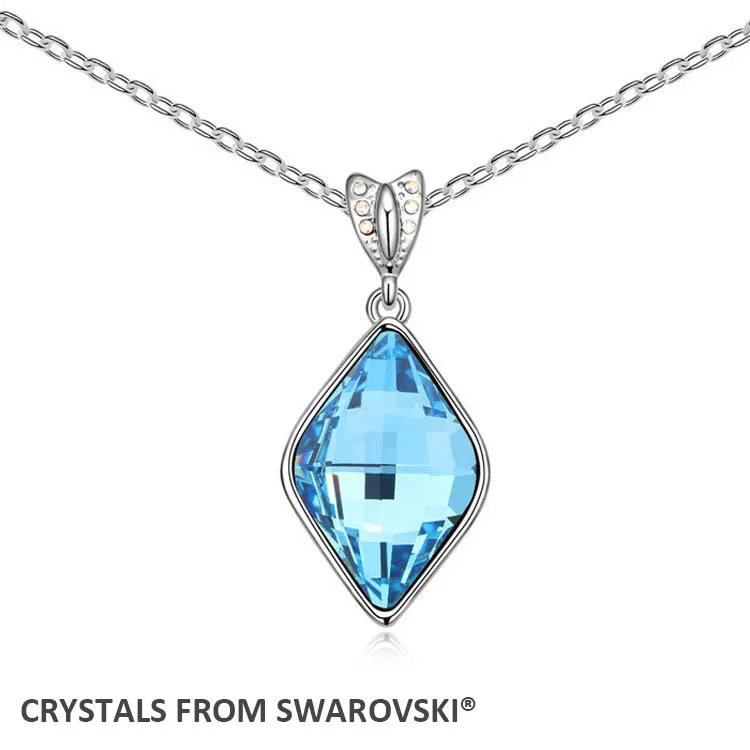 

2019 new arrival charming Trendy Pendant Geometric Necklaces With Crystals from SWAROVSKI for Valentine's Day gift