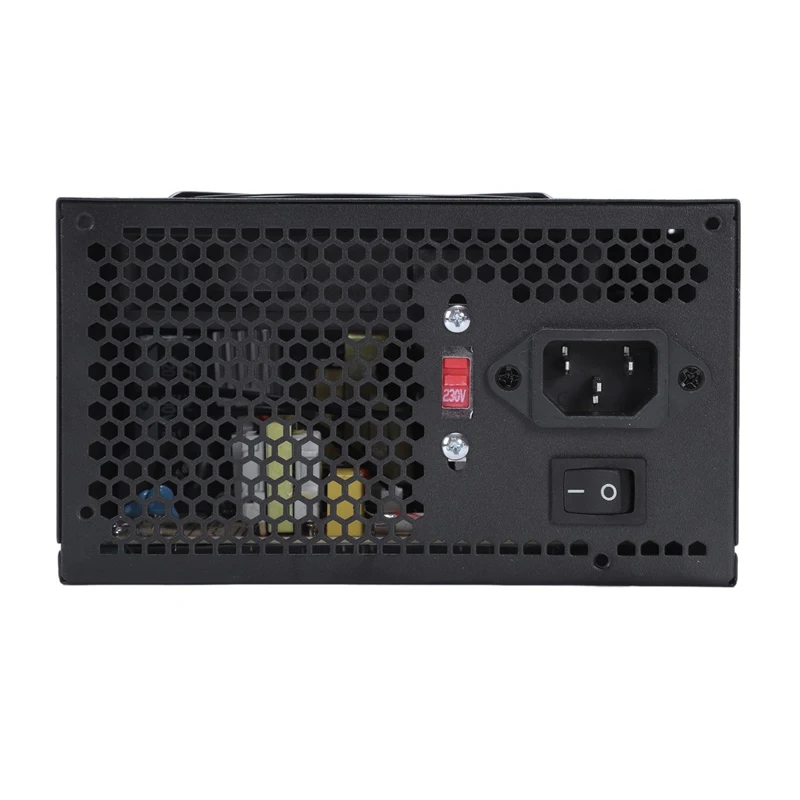 170 260 В макс 600 Вт блок питания Psu Pfc красный 12 см тихий вентилятор 24Pin 12В ПК