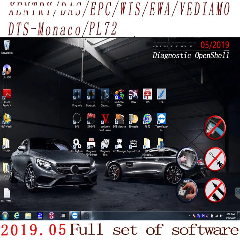 

Newest Comprehensive 2019.09 MB STAR C4 full Software XENTRYSCN/DASEPC/WIS/Starfinder/EWA/VEDIAMO/DTS-Monaco HDD/SSD For C4/C5