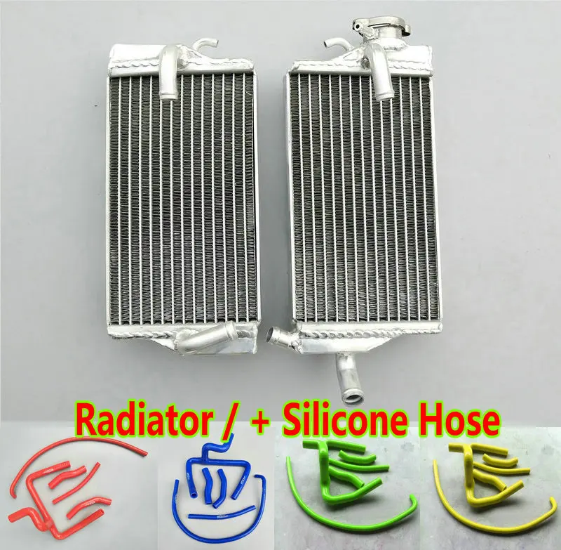 NEW Motocross Aluminum Radiator For HONDA CR250R CR250 CR 2000 2001 250 R 00 01 &amp Y Silicone Coolant Hose | - Цена: 13 098,75 - 15 953,61 руб.