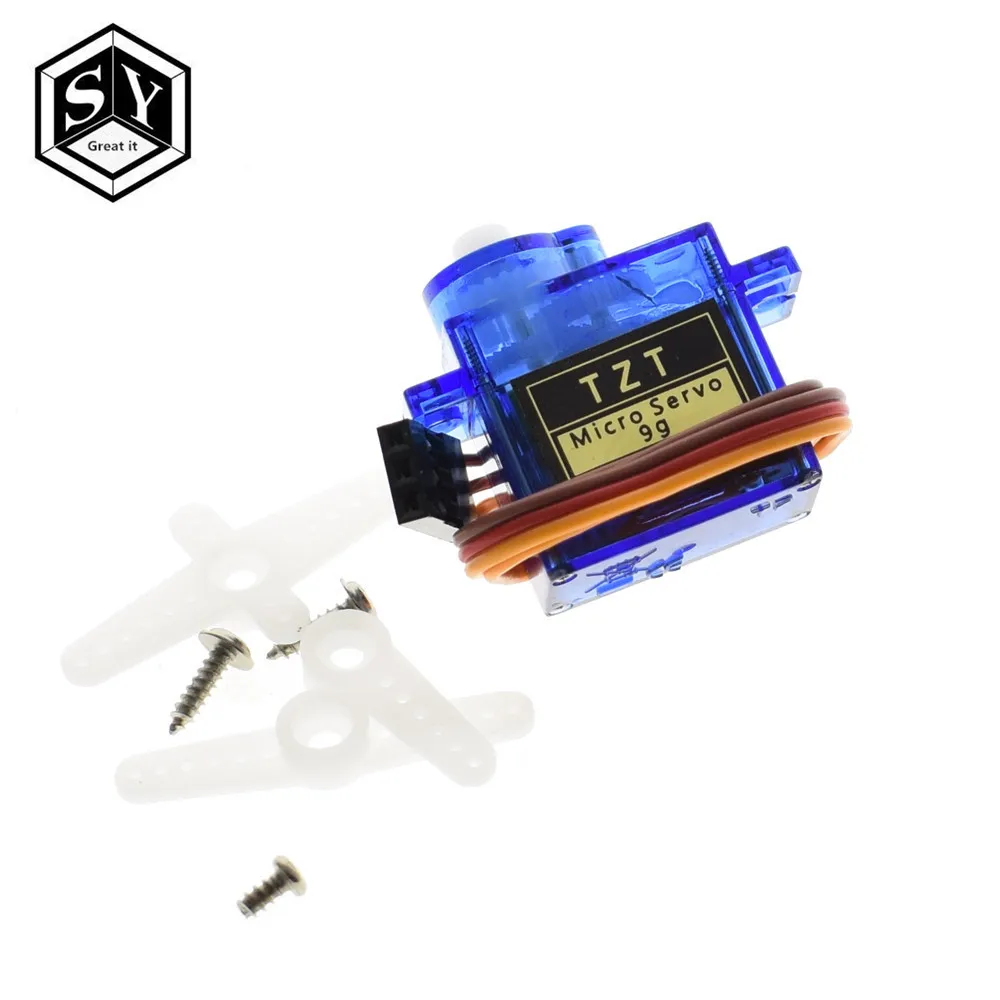 

Great IT Smart Electronics Rc Mini Micro 9g 1.6KG Servo SG90 for RC 250 450 Helicopter Airplane Car Boat SG90 Bracke