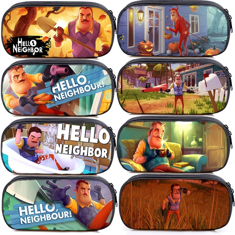 Милый чехол для карандашей Hello Neighbor Kids модный новый высококачественный милый