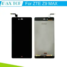 Black For ZTE Nubia Z9 Max NX510J NX512J LCD Display Touch Digitizer Screen Sensor Assembly Replacement Parts