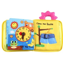 Soft Cloth Book Baby Toy Educational Reading Book Life Operational Ability Development Rustle Sound Infant Educational Baby Toys