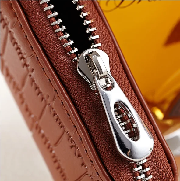 Hot Sale Leather Car Key Case Wallet For Men, High-Grade Leather Car Key Bag Stickers Diamond Crocodile Pattern