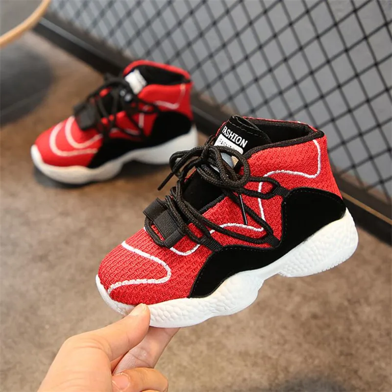 

fashion kids shoes for boys Brand High-quality girls shoes running sports autumn new big children casual shoes student