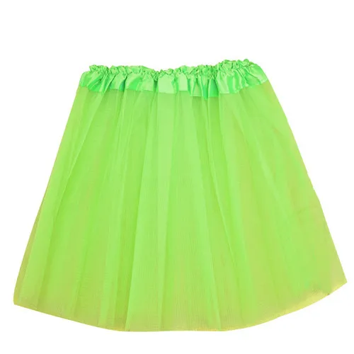 ARLONEET/юбка-Пачка Детская однотонная эластичная юбка-пачка для танцев для маленьких девочек, юбка-американка нарядный костюм для балета Одежда для девочек возрастом от 2 до 8 лет, 30 - Цвет: Green
