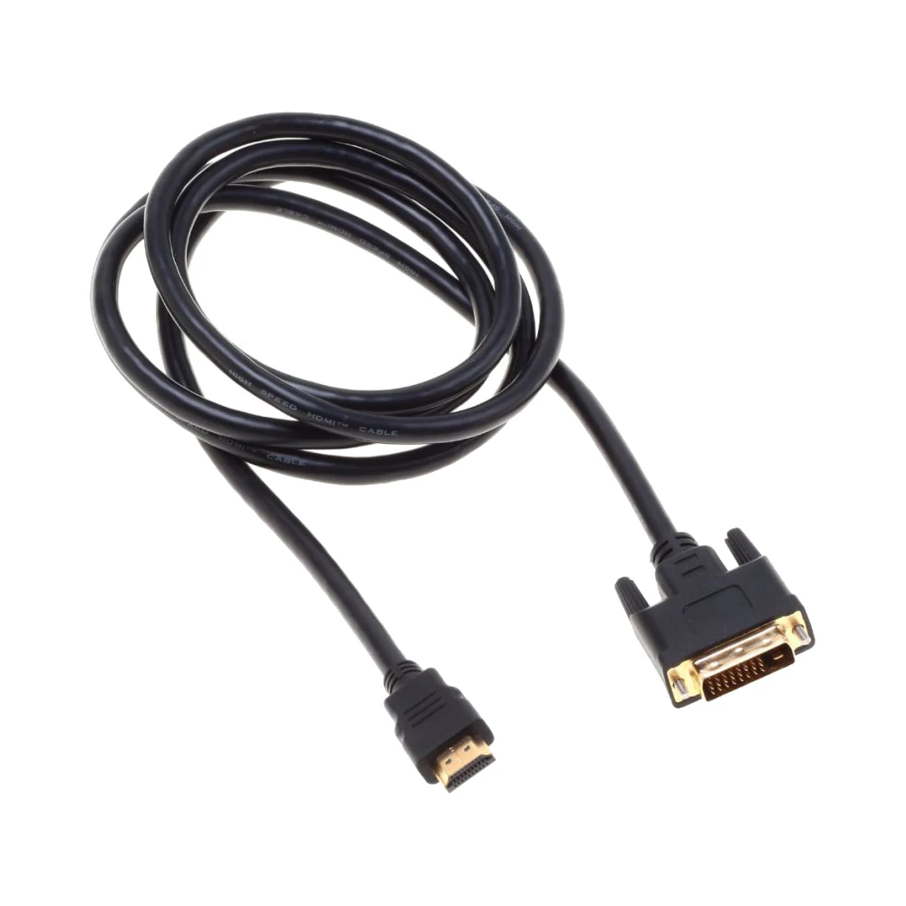 Кабель аудио-видео Buro HDMI (m)/DVI-D (Dual Link) (m) 1.8м. Позолоченные контакты черный (BHP RET H |