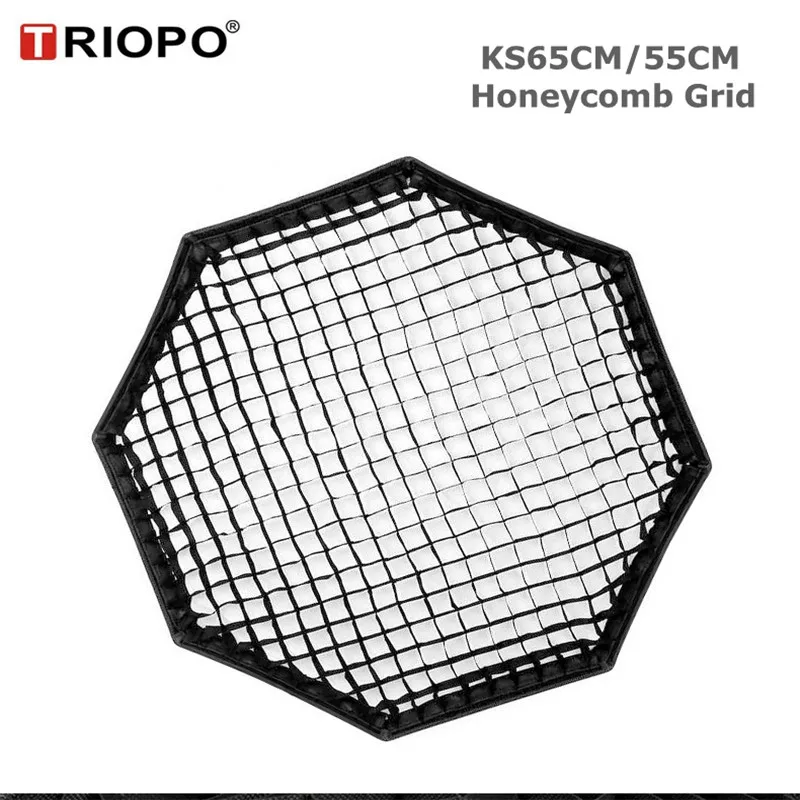 Сотовая сетка TRIOPO 55 см/65 см/90 см для софтбокса восьмиугольный Зонт софтбокс