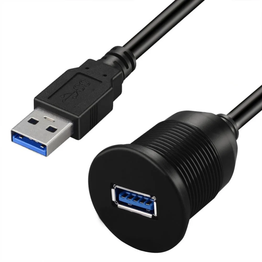 Водонепроницаемый удлинитель с одним портом USB 3 0 для автомобиля грузовика лодки