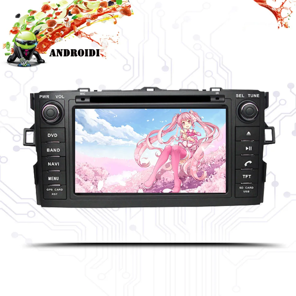 Android 9 0 Автомобильный dvd плеер для TOYOTA AURIS хэтчбек Corolla 2012 2013 Восьмиядерный gps