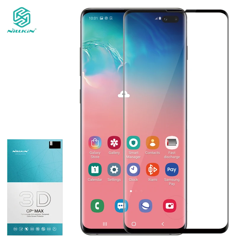 Nillkin Полный экран протектор для Samsung Galaxy S10 + Plus 3D CP MAX полное покрытие