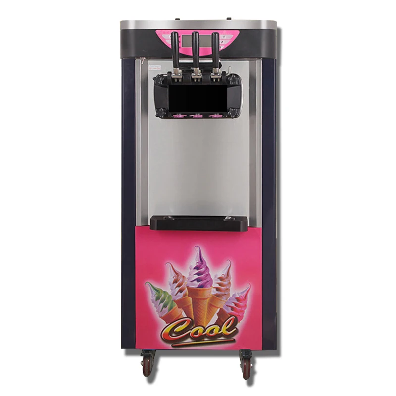

Flavor Soft Ice cream machine 2100W Commercial Ice cream maker 20-26/h Air-cooling Stainless steel Yogurt machine
