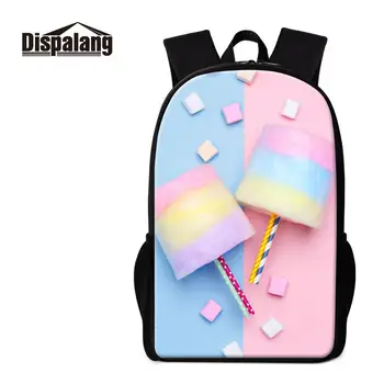 

Dispalang Lightweight School Bags Kids Lovely Candy Print Backpacks For Children Teenage Girls School Student Bookbag Mochila