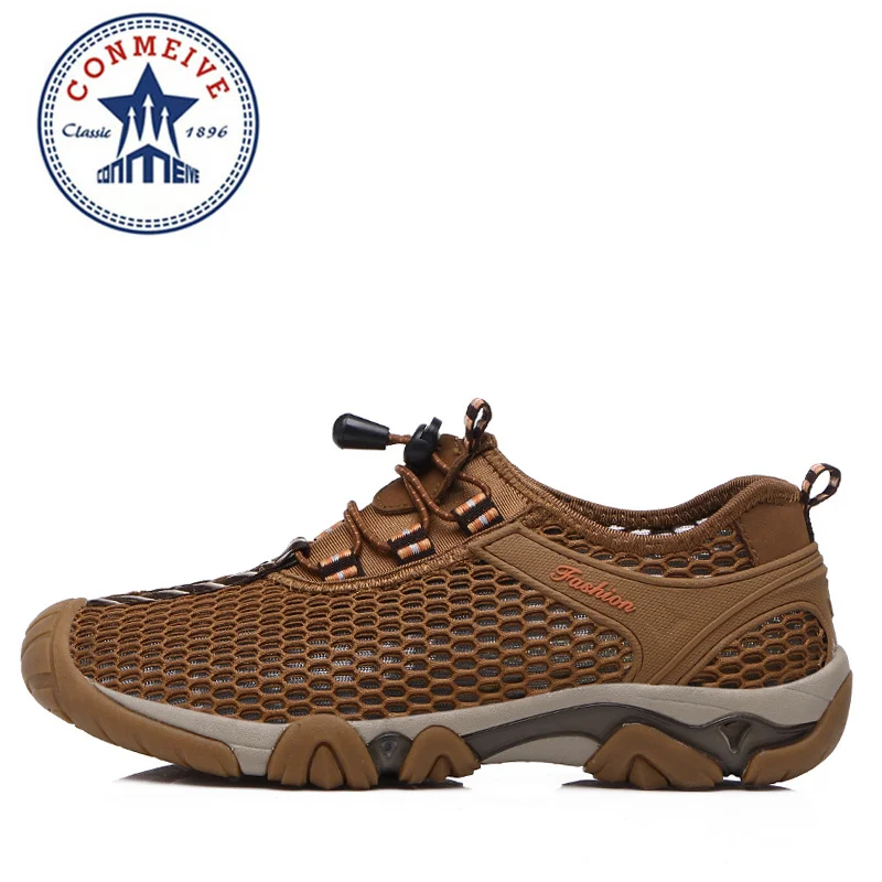 أحذية الرجال الحقيقي شريط مرن الرجال Conmeive 2016 في الهواء الطلق تنفس الصيف الخوض المنبع أحذية الصنادل خاص برمائية أحذية الرجال الحقيقي شريط مرن الرجال Conmeive 2016 في الهواء الطلق تنفس الصيف الخوض المنبع أحذية الصنادل خاص برمائية