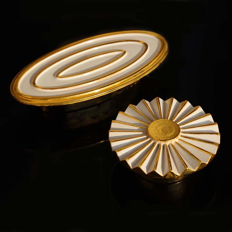 

32mm 64mm european fashion ivory white tv cabinet beathroon cabinet pulls knobs white golde dresser darwer knobs handles 2.5"