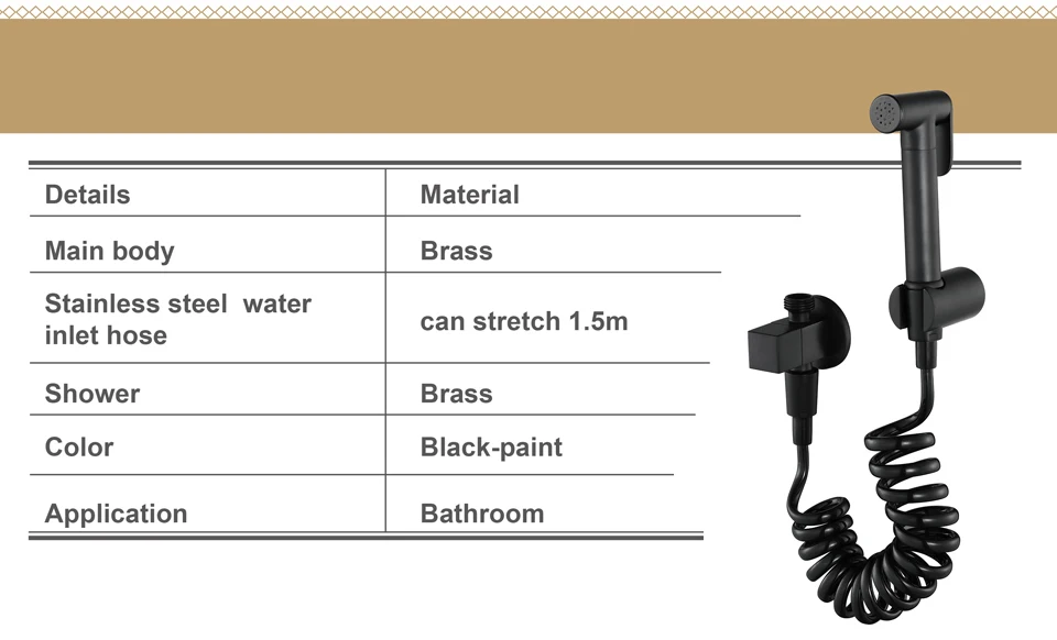 GAPPO кран для биде, высокое качество, античный черный набор для чистки туалета, спрей для душа, биде, опрыскиватель, краны для туалета, гигиенический душ