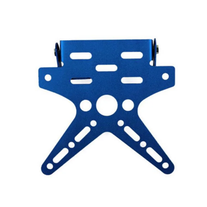 Мотоцикл питбайк держатель номерного знака Кронштейн номерной знак для YAMAHA YZF R15 XT660 X R Z TMAX 500 530 TMAX500 530 - Цвет: Синий