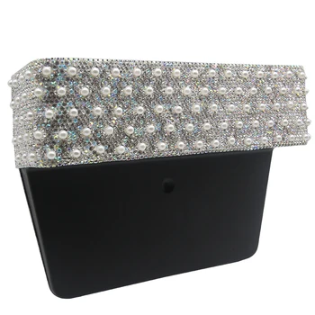

Ladycrystal Pearl Queen Seat Slit box car Diamond Storage box car Creative Storage box Debris Storage box Interior Accessories