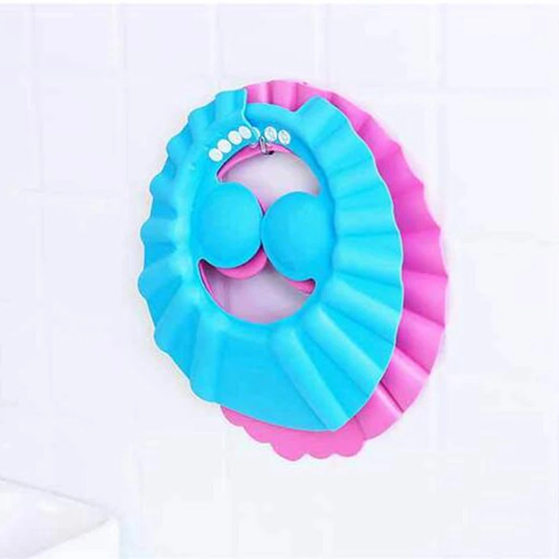 Детская шапочка для душа твердый Регулируемый головной убор для малышей Дети Шампунь шторы для ванной мытье волос протектор для ухода за детьми