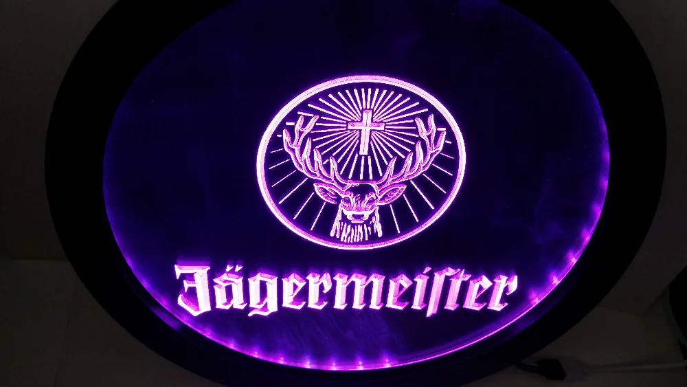 B182 Jagermeister голова оленя RGB светодиодный многоцветный беспроводной контроль пиво