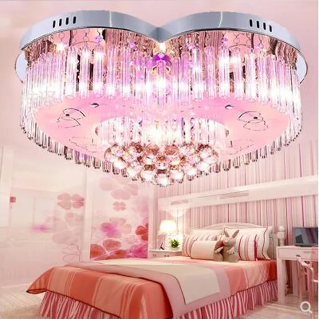 Good Deal L Living room lighting atmosphere led crystal ceiling lamp heart-shaped creative bedroom lamp warm romantic wedding lighting led Good Deal L Living room lighting atmosphere led crystal ceiling lamp heart-shaped creative bedroom lamp warm romantic wedding lighting led