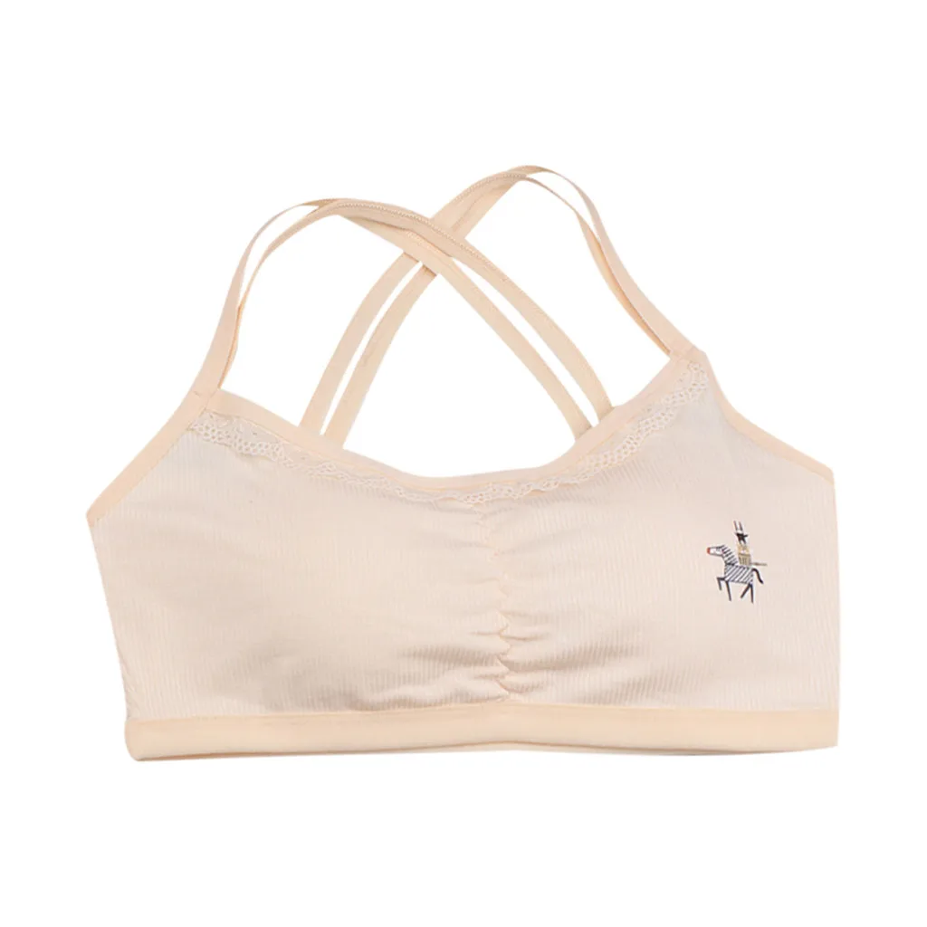 

2019 NEW Baby girl clothes Kids Girls Underwear Foam Bra Vest Children Underclothes Sport Undies Clothes girls t shirt L325