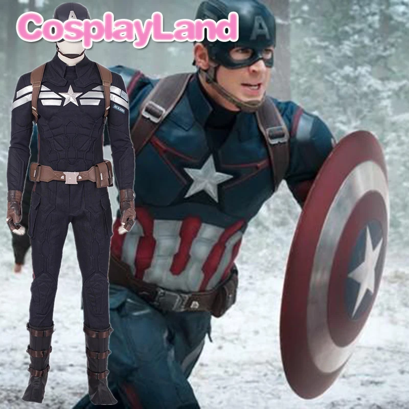 Мстители новинка Marvel Капитан Америка взрослый Косплей Костюм мужские комплекты