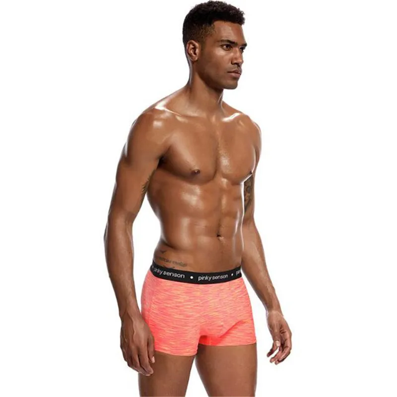 PINKY SENSON брендовая мужская одежда новые модные шорты Cueca Masculina в полоску Bielizna сексуальное мужское нижнее белье боксеры PS11