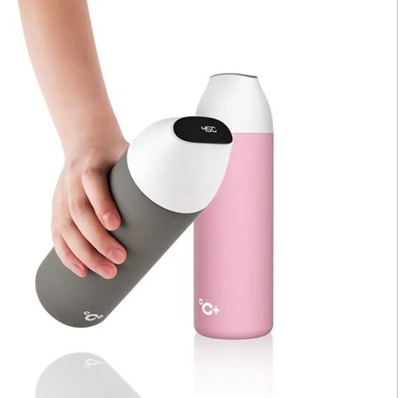

Kiss kiss fish CC cup Stainless steel intelligent thermos cup. According to the temperature Temperature control port