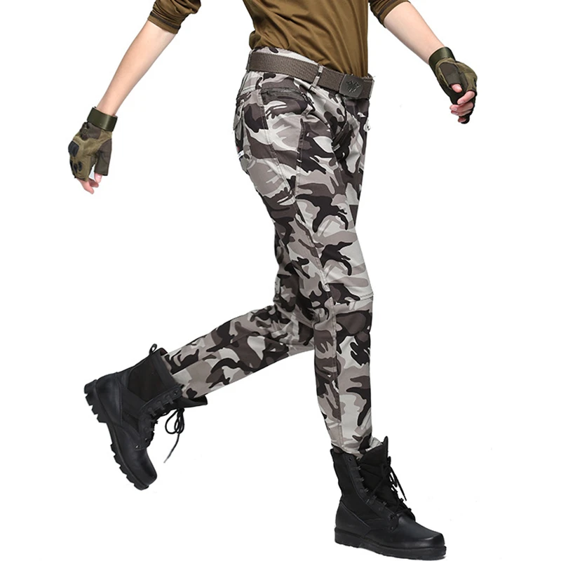 

Outdoor Military Women's Tactical Pant Plus Size Camouflage Casual Sports Pants Trekking Camping Climbing Hunting Tooling Pants
