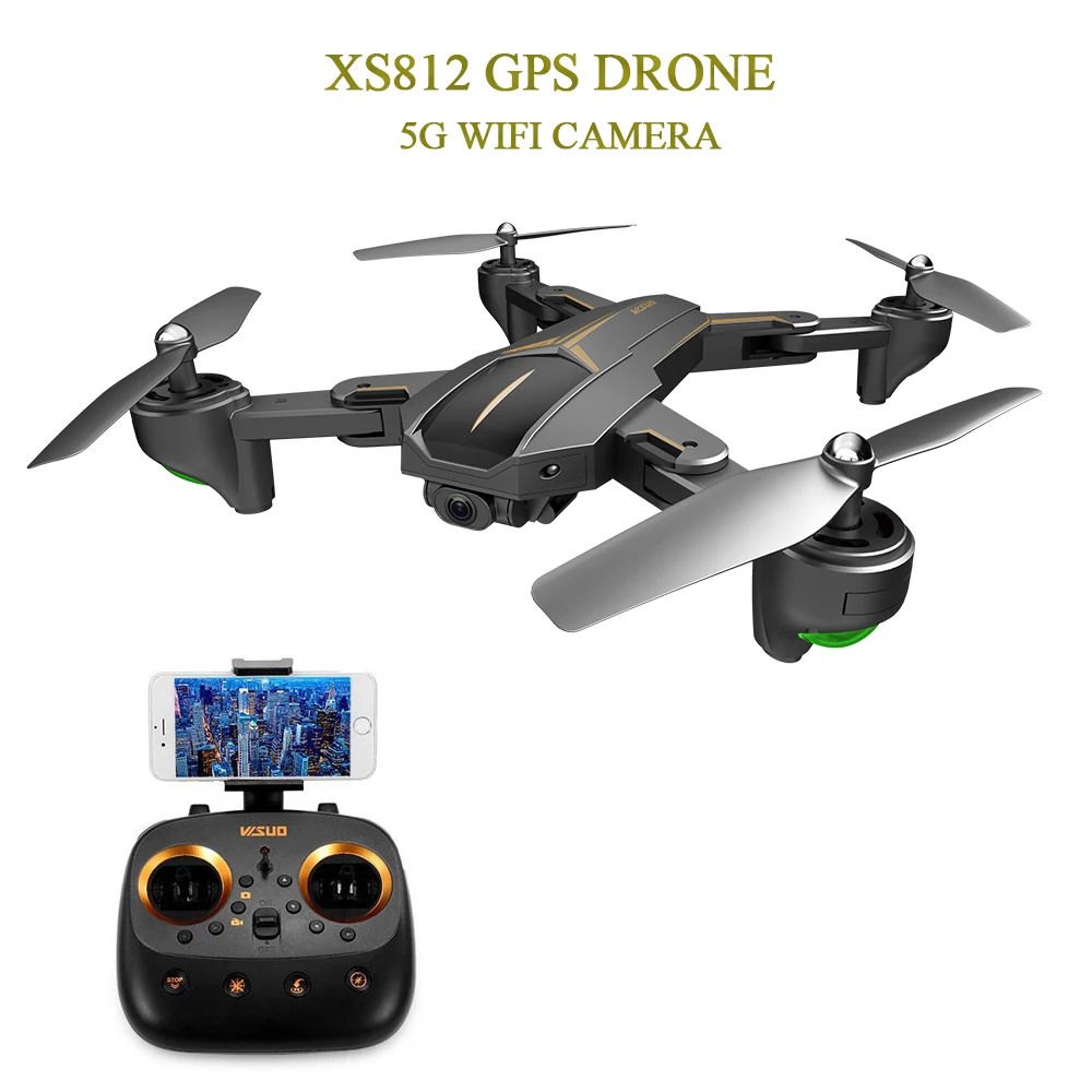

XS812 GPS 5G WiFi FPV 2MP/5MP HD Camera 15mins Flight Time Foldable RC Drone Quadcopter RTF