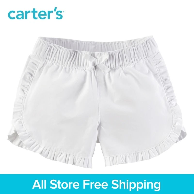 Carter's 1pcs baby children kids Ruffle Twill Shorts 258G465,sold by Carter's China official