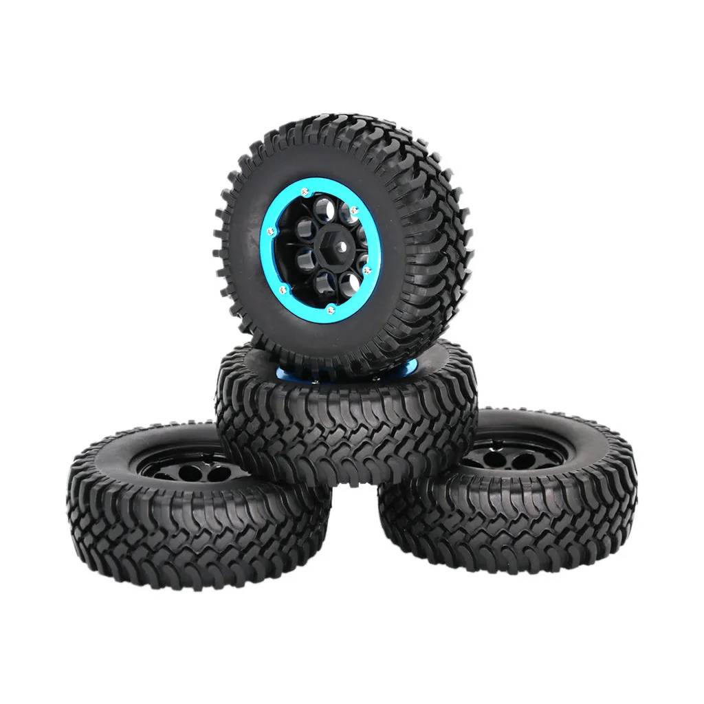 

4PCS Air Filled Inflatable Tire Wheel 1.9 Inch For 1/10 RC Crawler SCX10 TRX4 Accessories Toys for Children 7.2