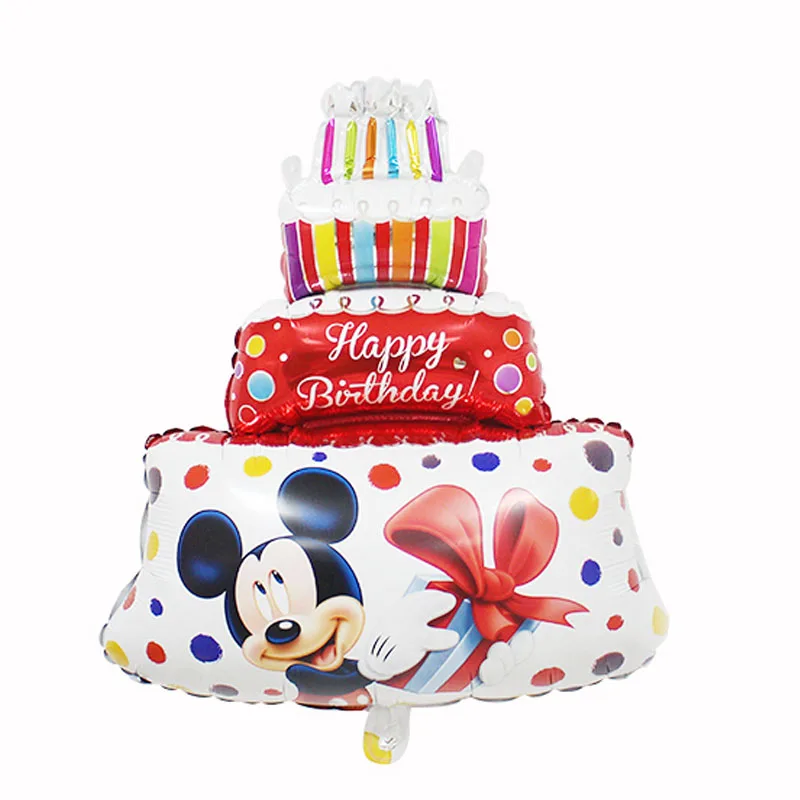 75 59cm red mickey 1 шт. воздушный шар для детей вечерние торт алюминиевый воздушный шар из фольги на день рождения вечерние украшения для детей и взрослых украшения для дома аксессуары - Цвет: 75 59cm red mickey
