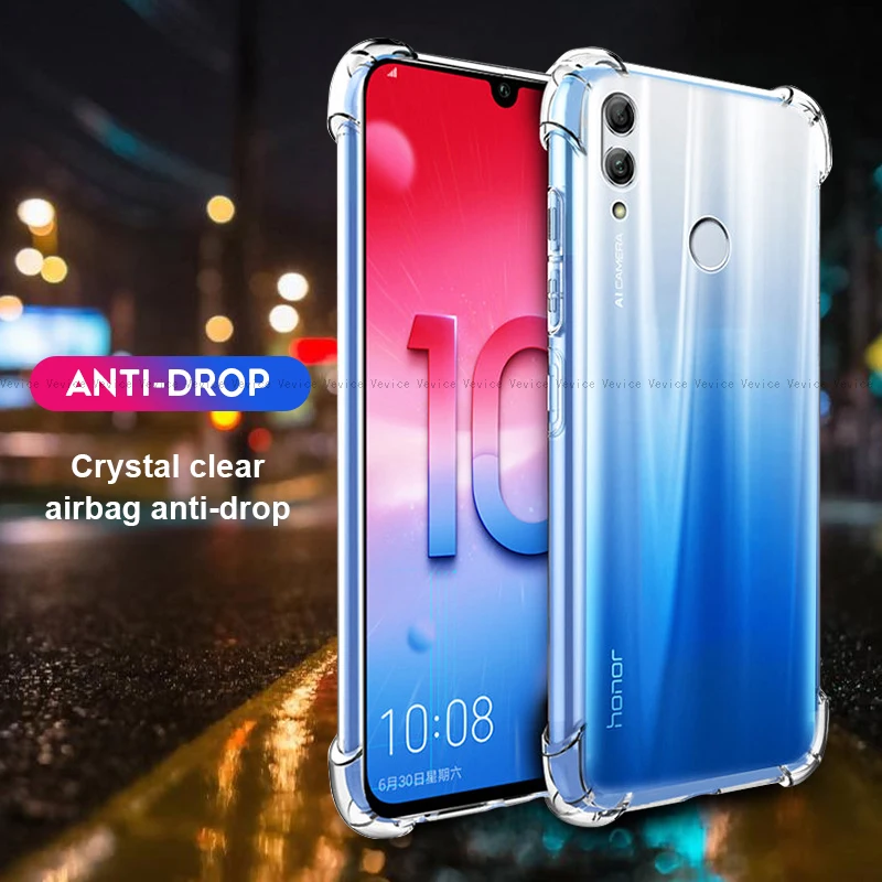 

Airbag Case For Huawei Honor 10 9 8 Lite 10i 20i Play Soft Silicone Cover For HUAWEI Honor 8X 8C 6C Pro 8 X Crystal Clear Cases
