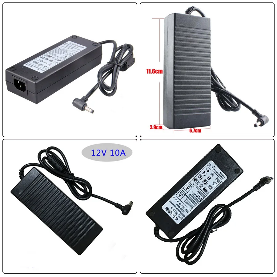DC12V 10A 120W 6A 72W фары для 3A 36 Вт Светодиодный Питание адаптер светильник ing
