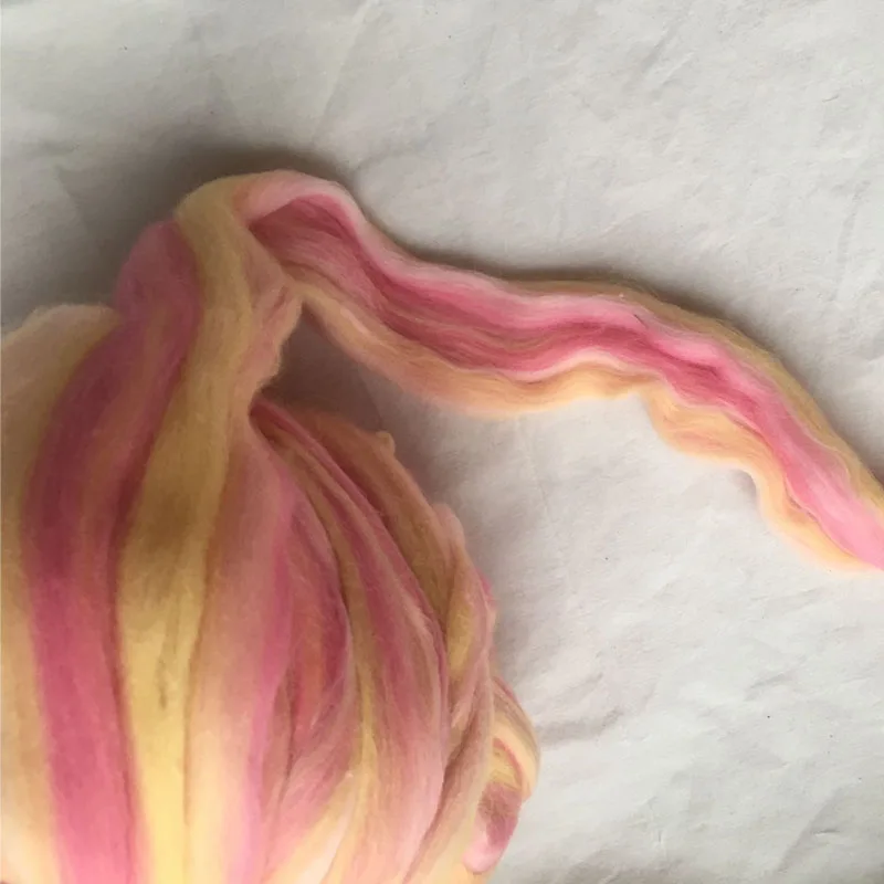 WFPFBEC mixture Merino Wool for felting wool roving fiber 50g 100g 200g 300g 500g 1000g Perfect in Wet and needle Felting no.103