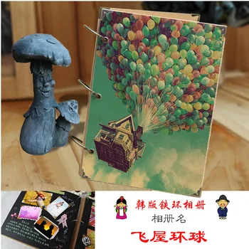 新レトロ Diy のスクラップブックの写真アルバム除草旅行ベビーアルバムクラフト手作りクラフト紙メモリフォトアルバムスクラップブック