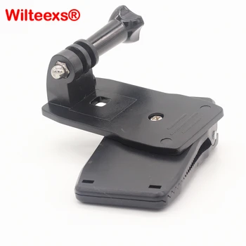 

WILTEEXS 360 Degree Quick Release Rotary Backpack Clip Fast Clamp Mount For GoPro Hero 2 3 4 5 xiaomi yi 4k Sports Action Camera