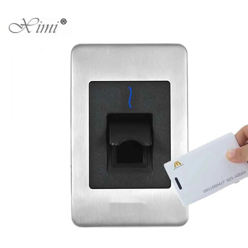 

Waterproof Fingerprint Reader For Access Control System Inbio460 Access Control Panel FR1500 Fingerprint And RFID Card Reader